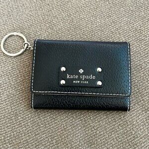 Kate Spade Leather Keychain Wallet